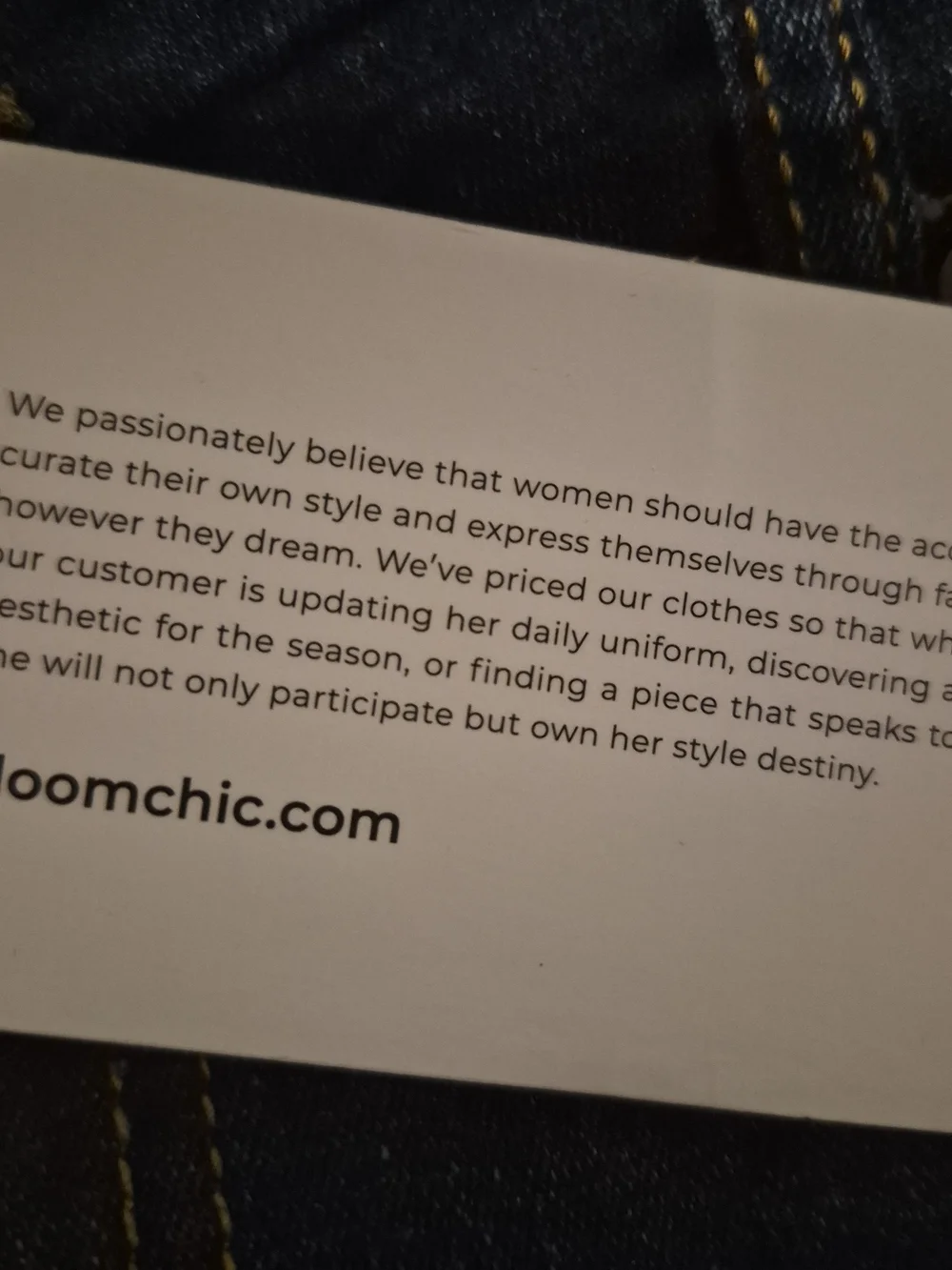 BloomChic brand new